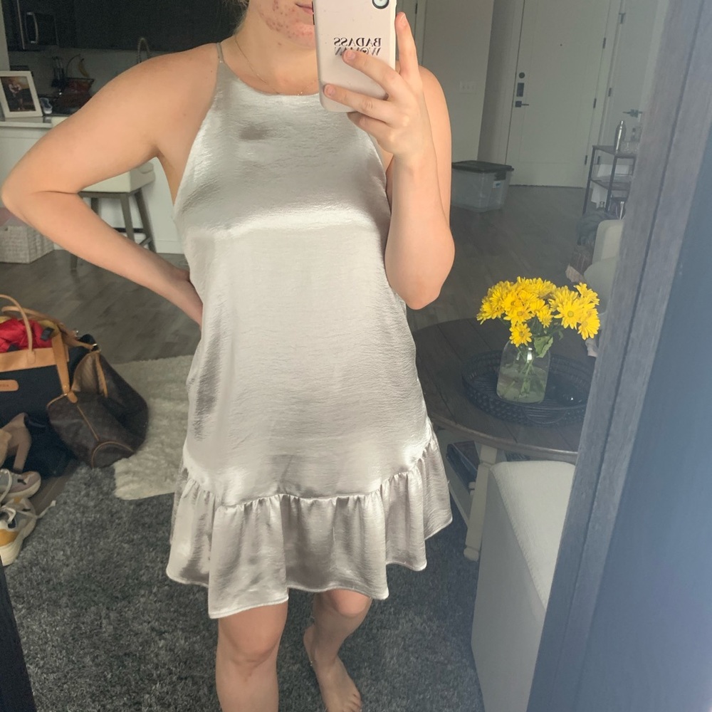 Silver Tunic Dress